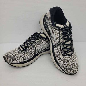 Brooks Womens Adrenaline GTS 20 Running Shoes White Black 1202961B167 Knit 8.5B